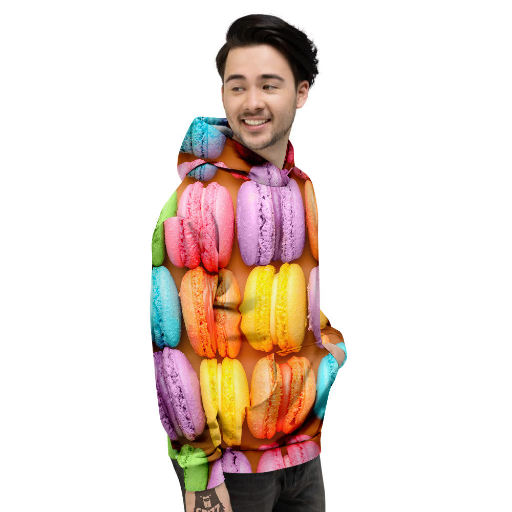 Macarons Colorful Print Men's Hoodie-grizzshop