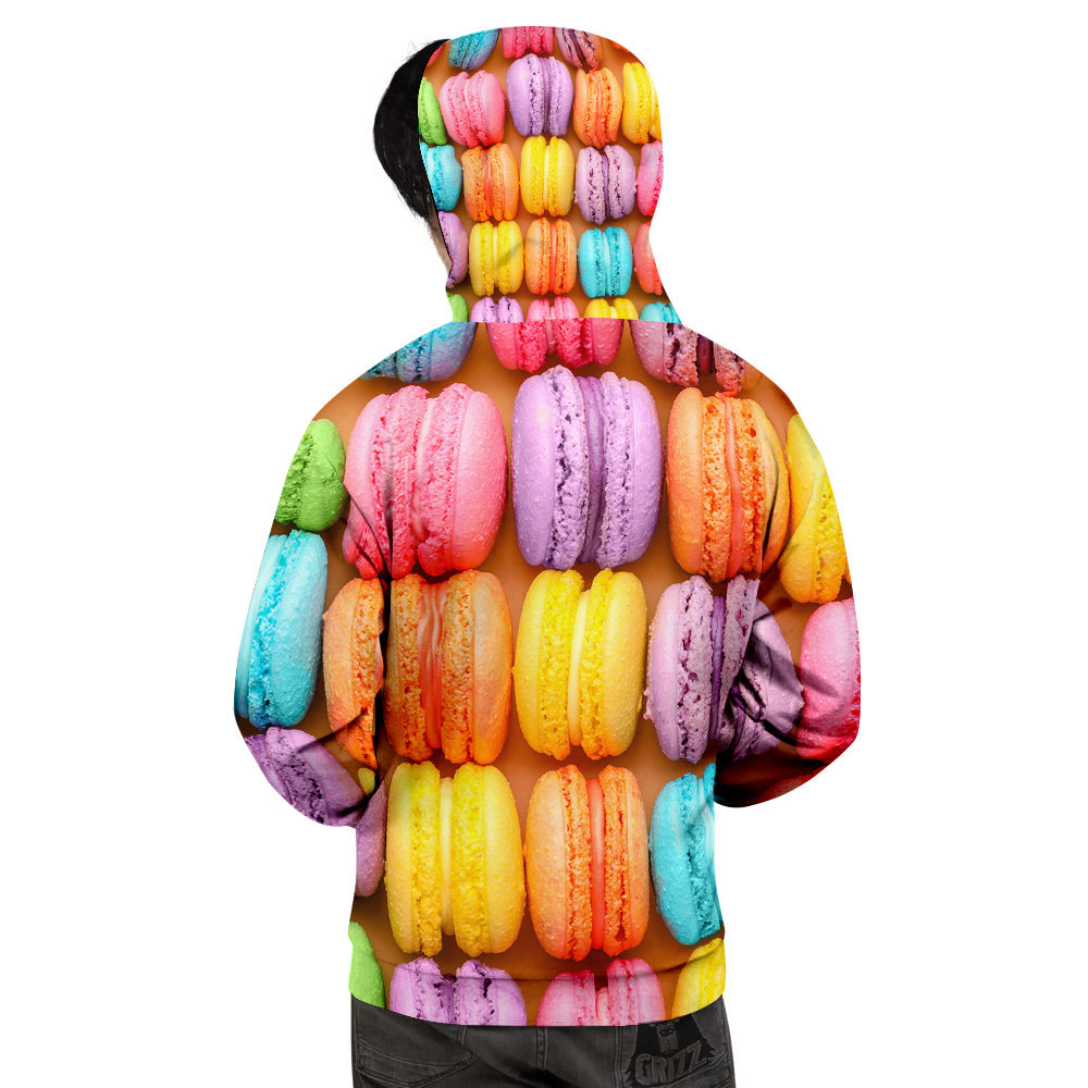 Macarons Colorful Print Men's Hoodie-grizzshop