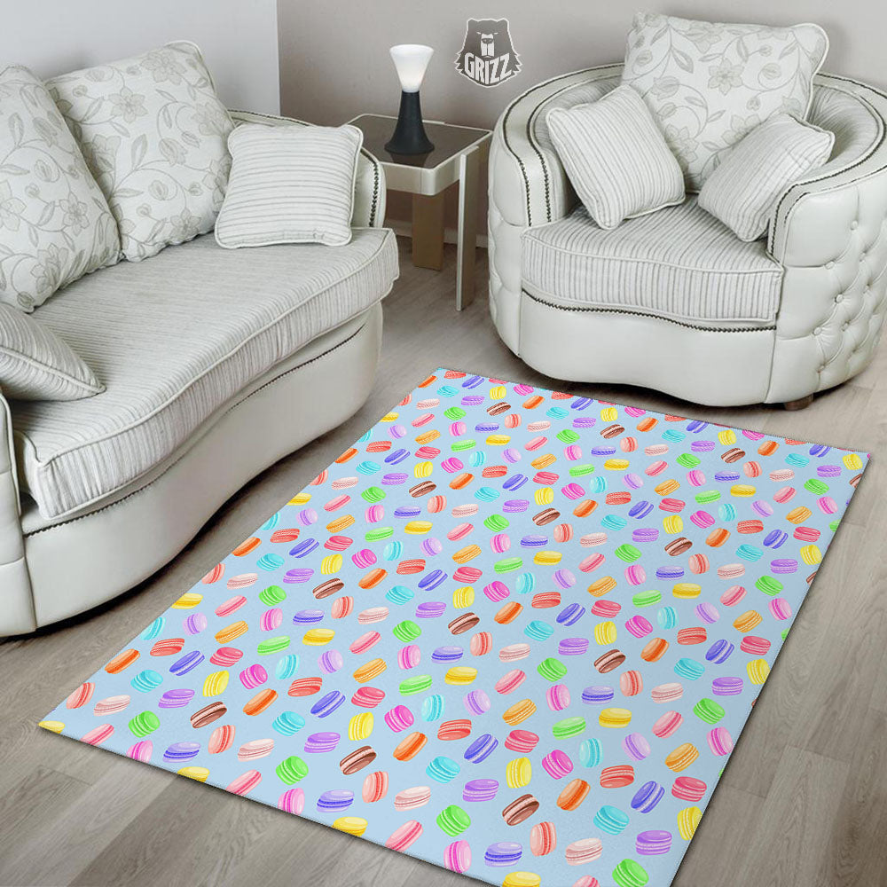 Macarons Colorful Print Pattern Floor Mat-grizzshop