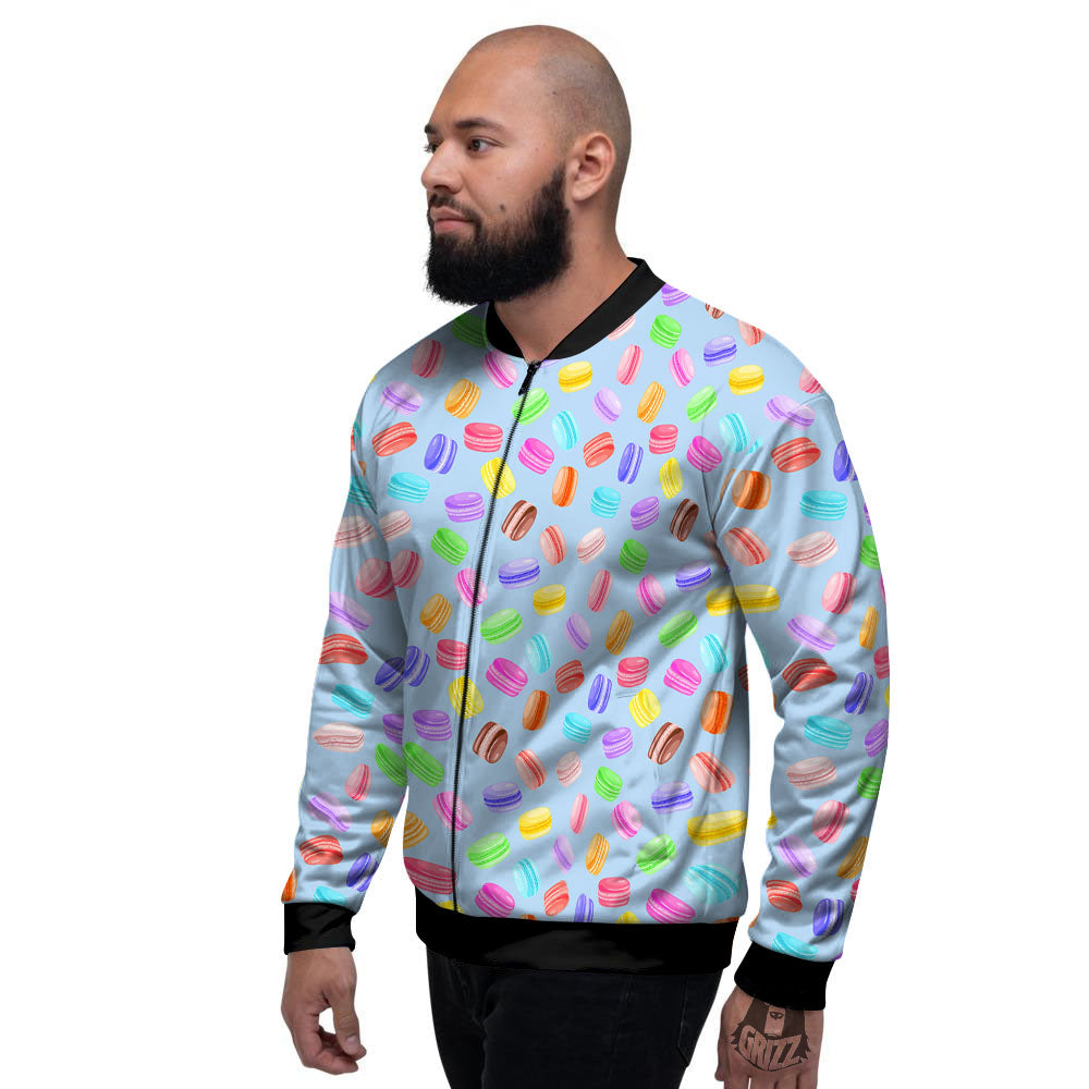 Macarons Colorful Print Pattern Men's Bomber Jacket-grizzshop