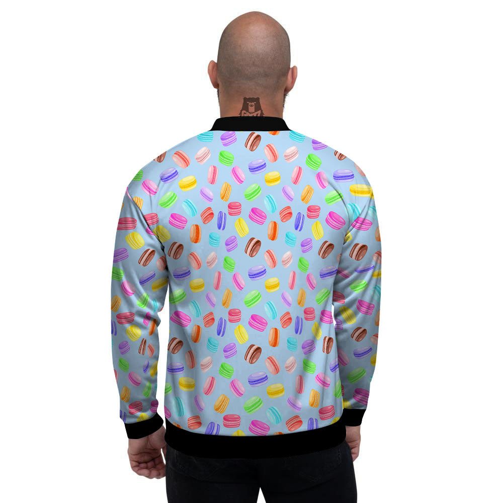 Macarons Colorful Print Pattern Men's Bomber Jacket-grizzshop