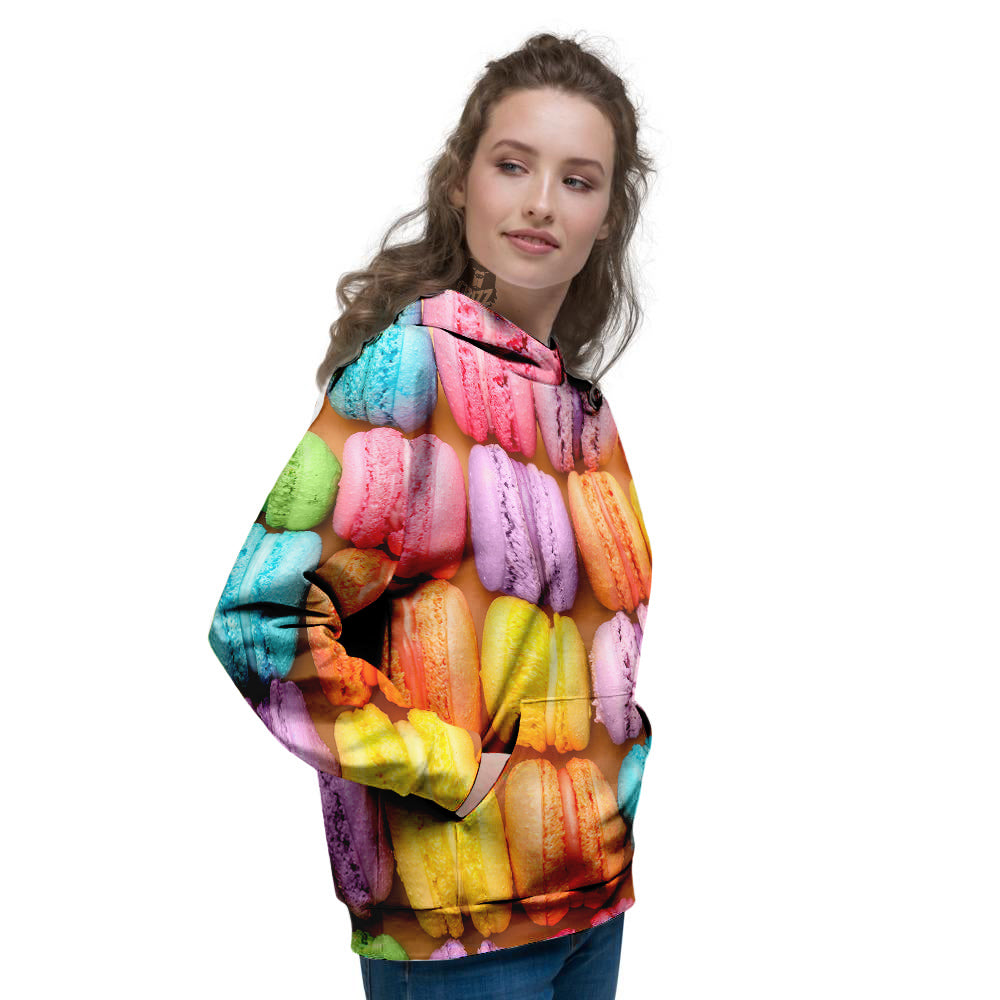 Macarons Colorful Print Women's Hoodie-grizzshop