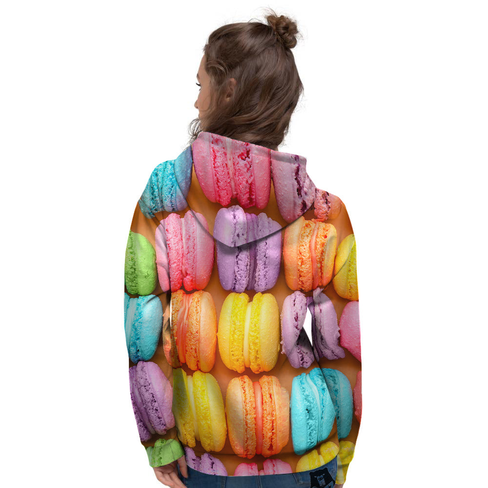Macarons Colorful Print Women's Hoodie-grizzshop