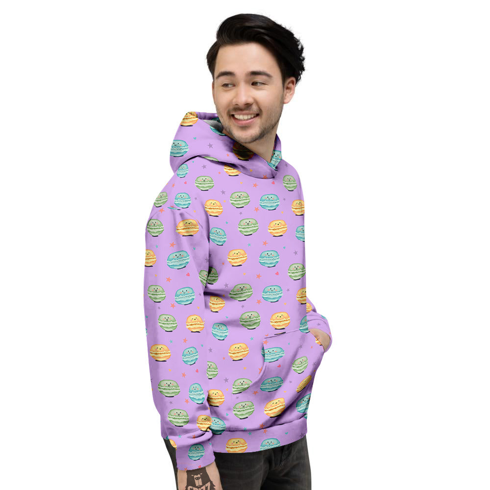 Macarons Cute Print Pattern Men's Hoodie-grizzshop