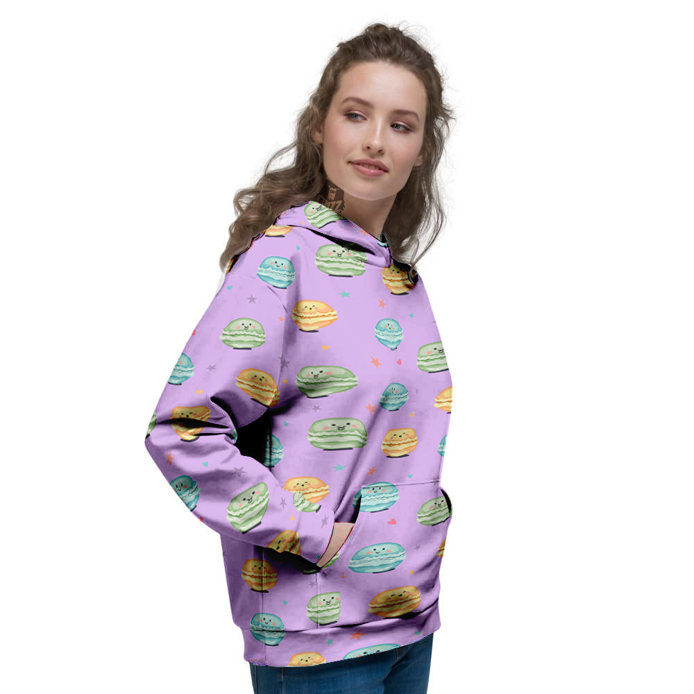 Macarons Cute Print Pattern Women's Hoodie-grizzshop
