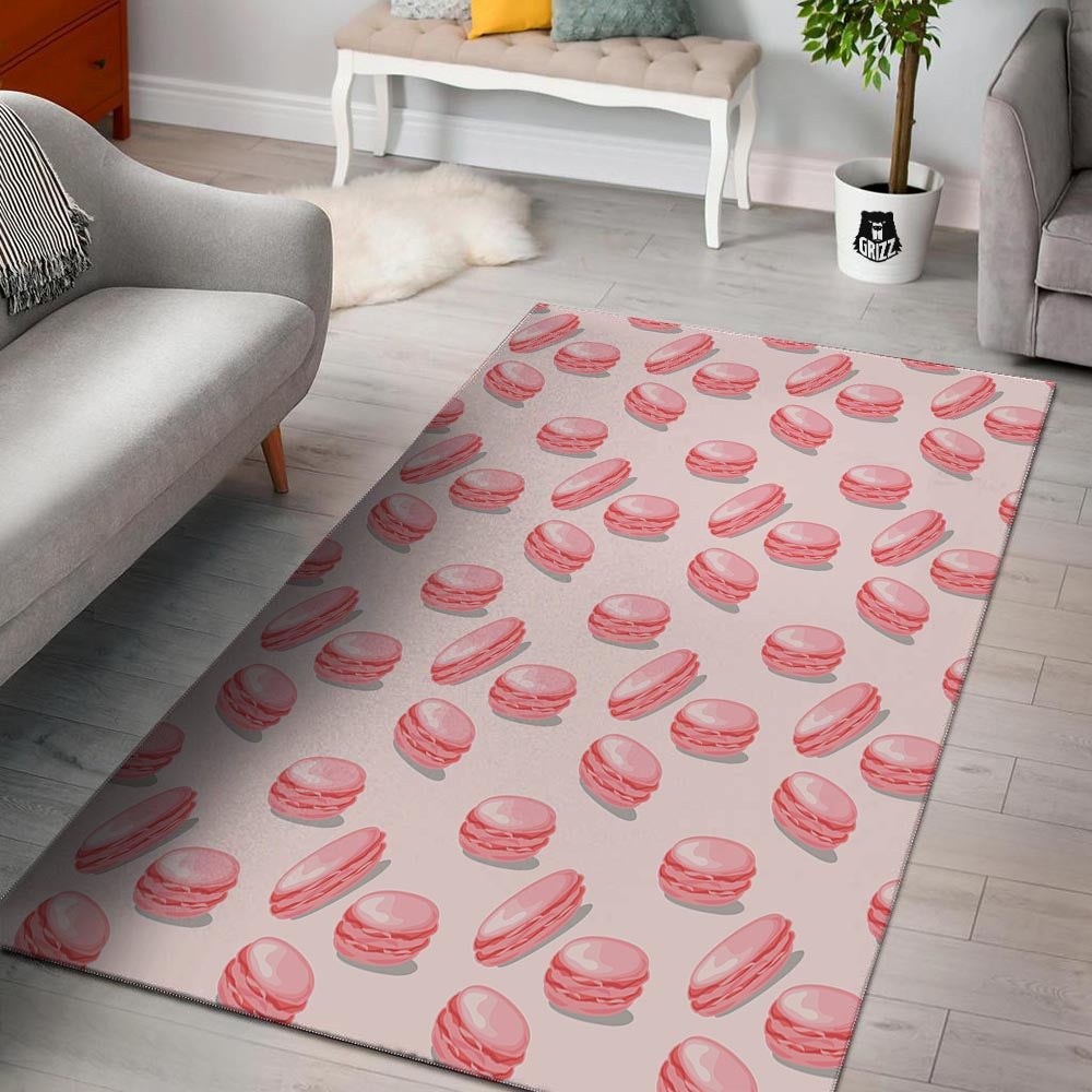 Macarons Sweet Print Pattern Floor Mat-grizzshop