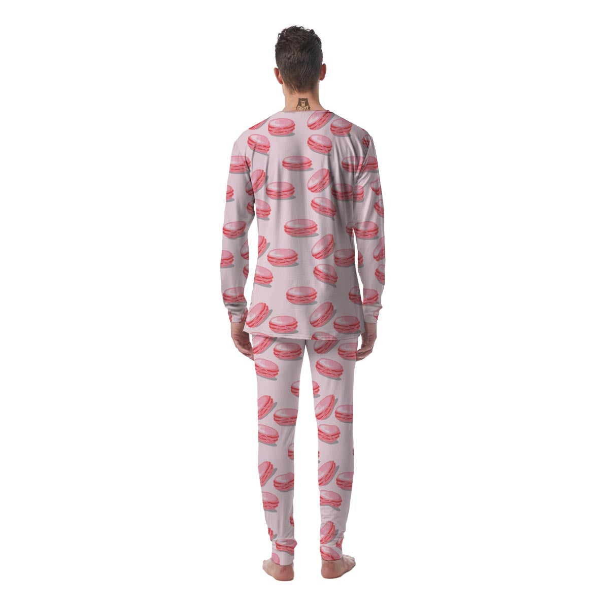 Macarons Sweet Print Pattern Men's Pajamas-grizzshop