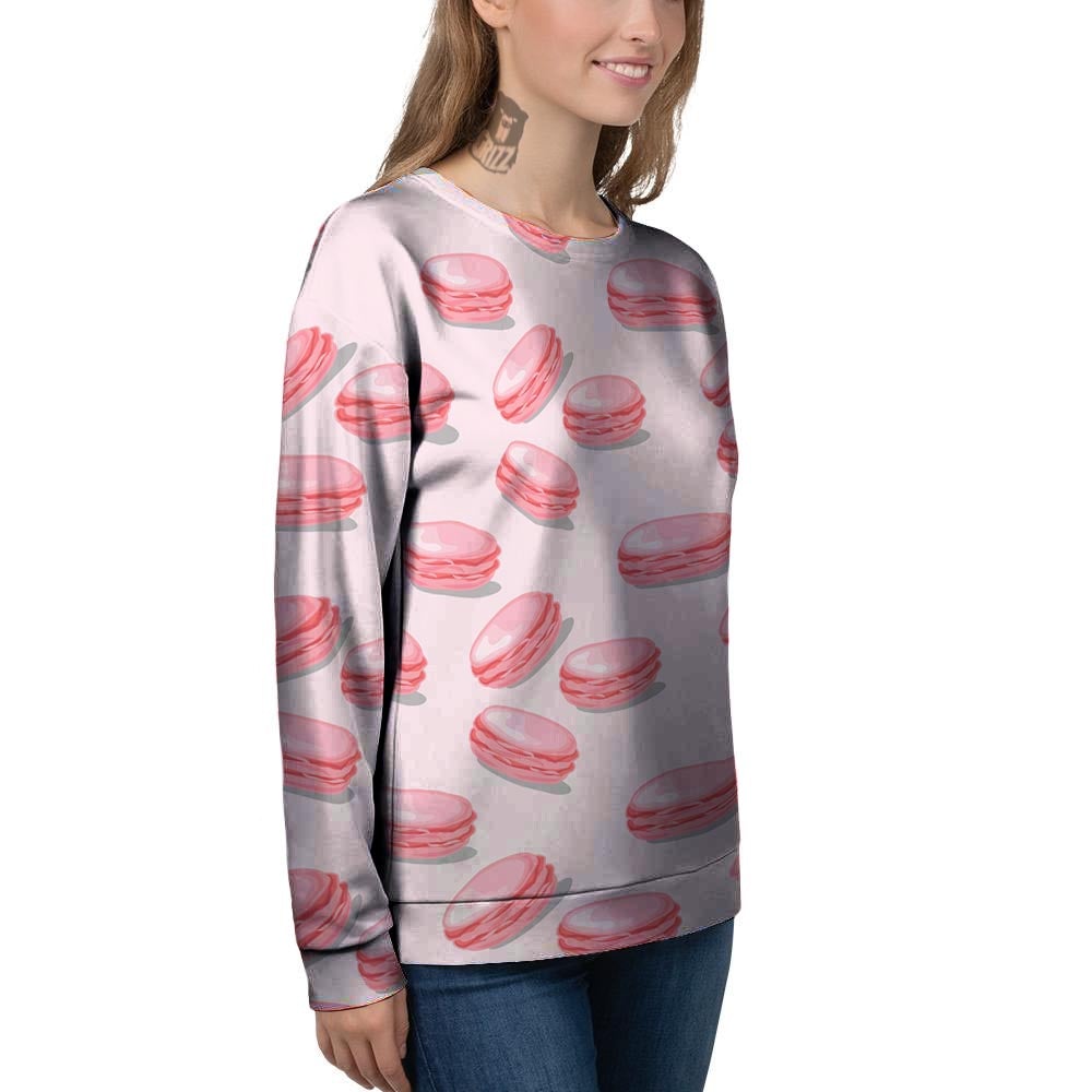 Macarons Sweet Print Pattern Women's Sweatshirt-grizzshop