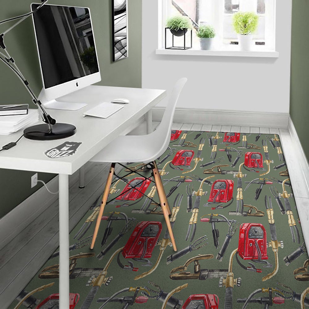 Machine Welding Print Pattern Floor Mat-grizzshop