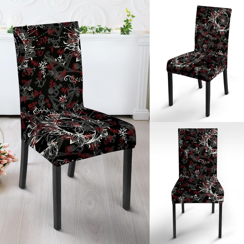 Magic Gothic Witch Chair Cover-grizzshop