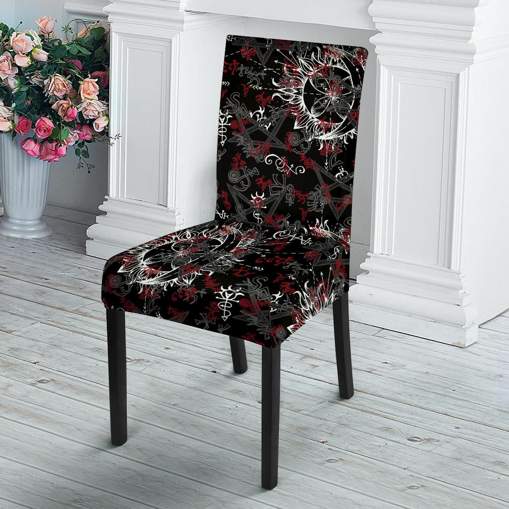 Magic Gothic Witch Chair Cover-grizzshop