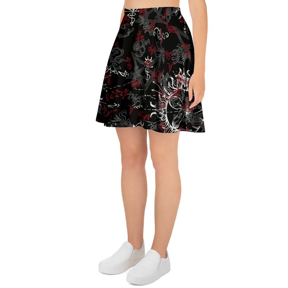 Magic Gothic Witch Women's Skirt-grizzshop