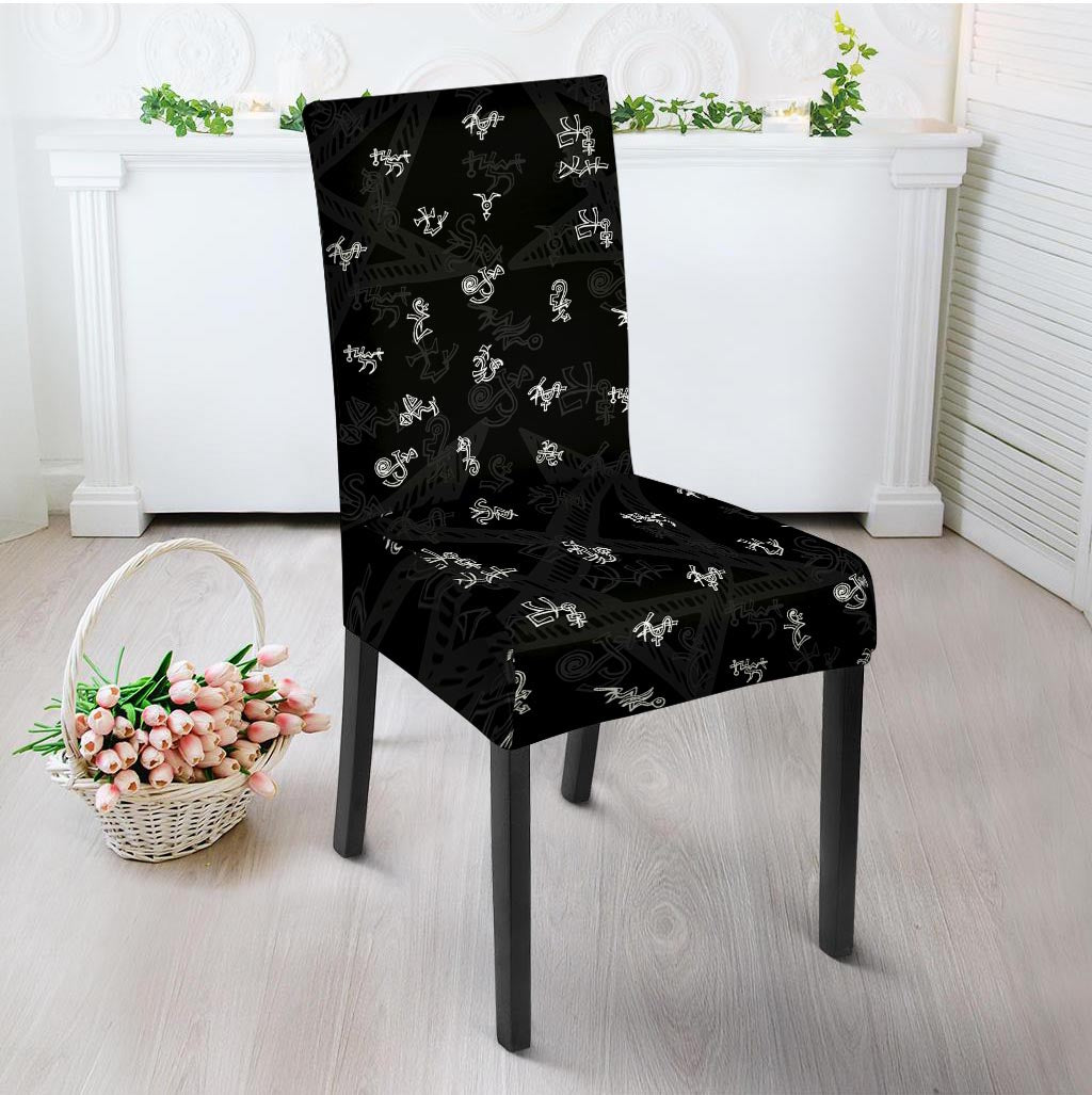 Magic Symbol Gothic Witch Chair Cover-grizzshop