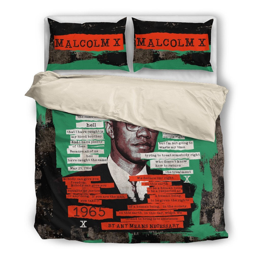 Malcolm X - Pillow & Duvet Covers Bedding Set-grizzshop