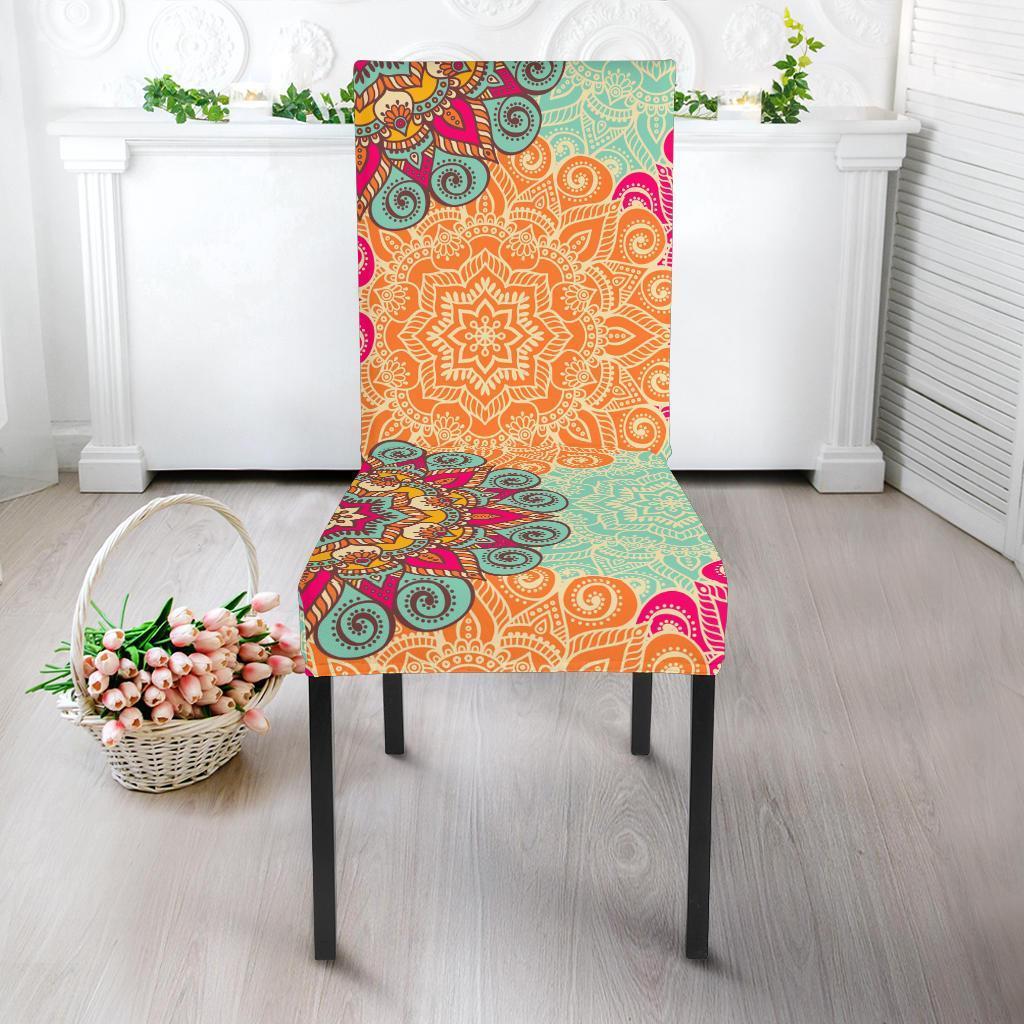 Mandala Bohemian Boho Pattern Print Chair Cover-grizzshop