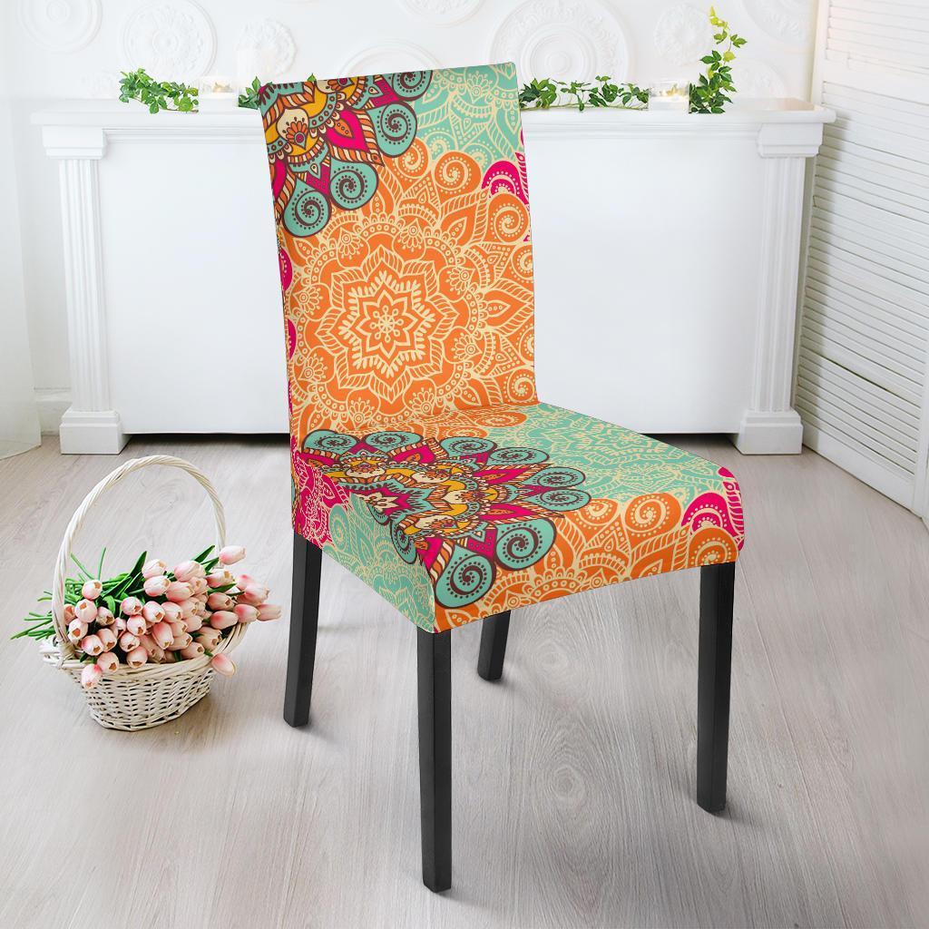 Mandala Bohemian Boho Pattern Print Chair Cover-grizzshop