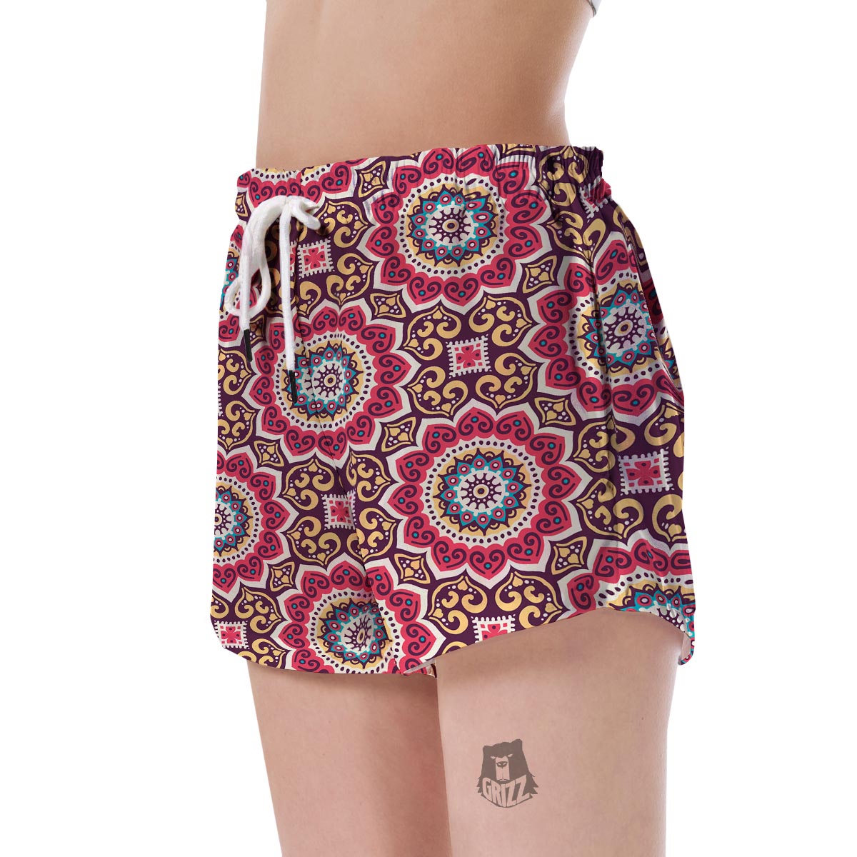 Mandala Boho Bohemian Pattern Print Women's Shorts-grizzshop