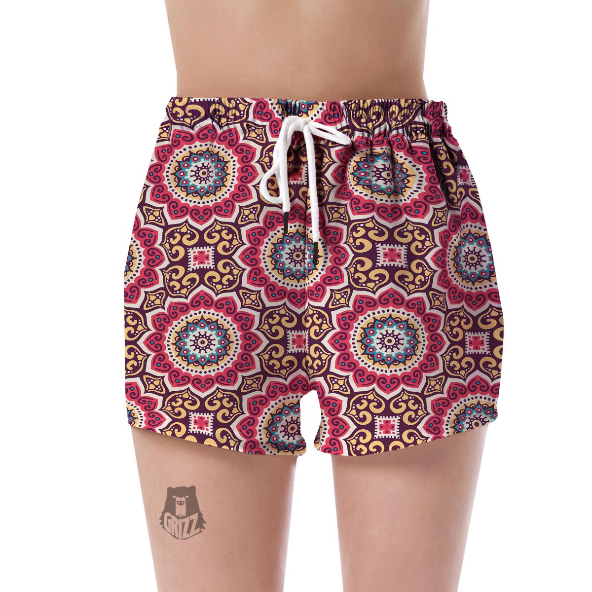 Mandala Boho Bohemian Pattern Print Women's Shorts-grizzshop
