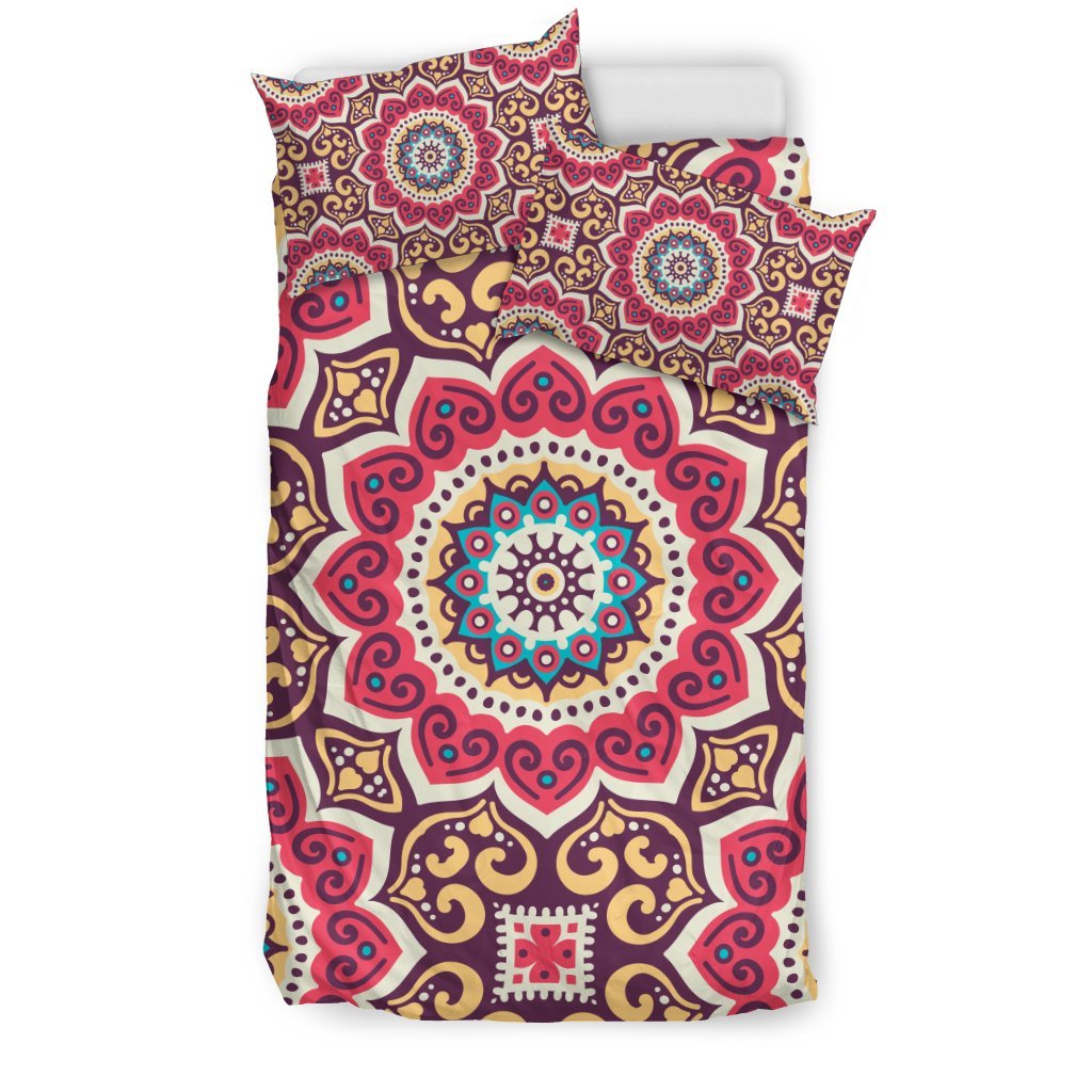 Mandala Boho Bohemian Pattern Print Duvet Cover Bedding Set-grizzshop