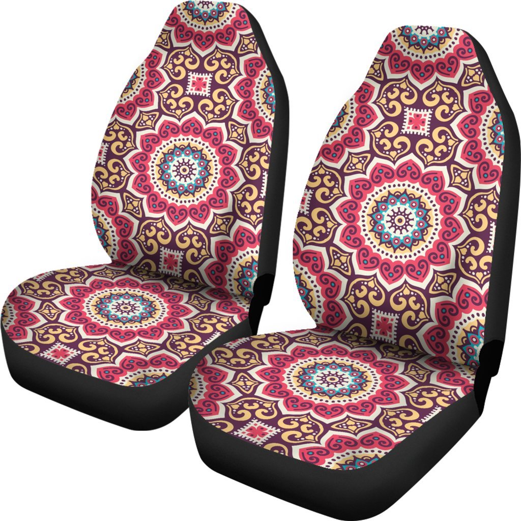 Mandala Boho Bohemian Pattern Print Universal Fit Car Seat Cover-grizzshop