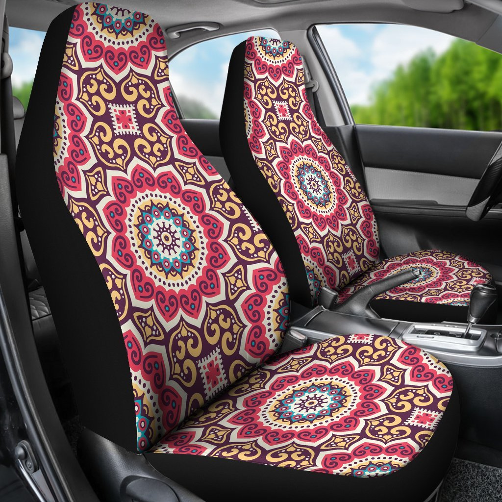 Mandala Boho Bohemian Pattern Print Universal Fit Car Seat Cover-grizzshop