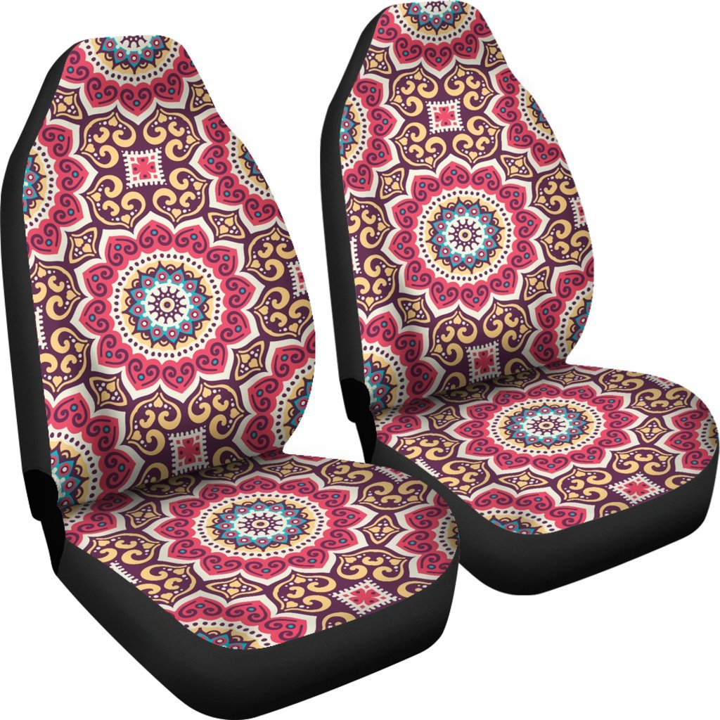 Mandala Boho Bohemian Pattern Print Universal Fit Car Seat Cover-grizzshop