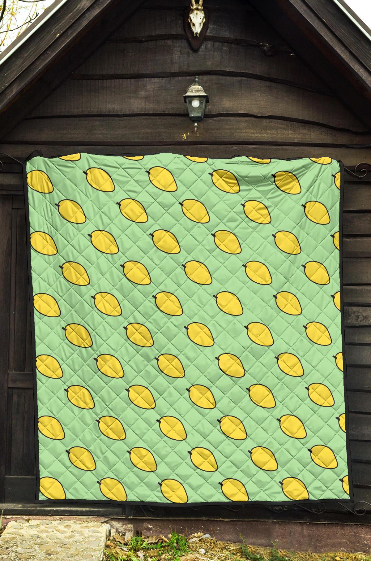 Mango Cute Pattern Print Quilt-grizzshop