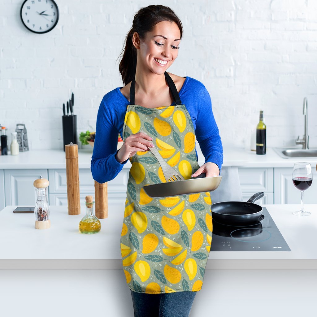 Mango Cute Print Pattern Women's Apron-grizzshop