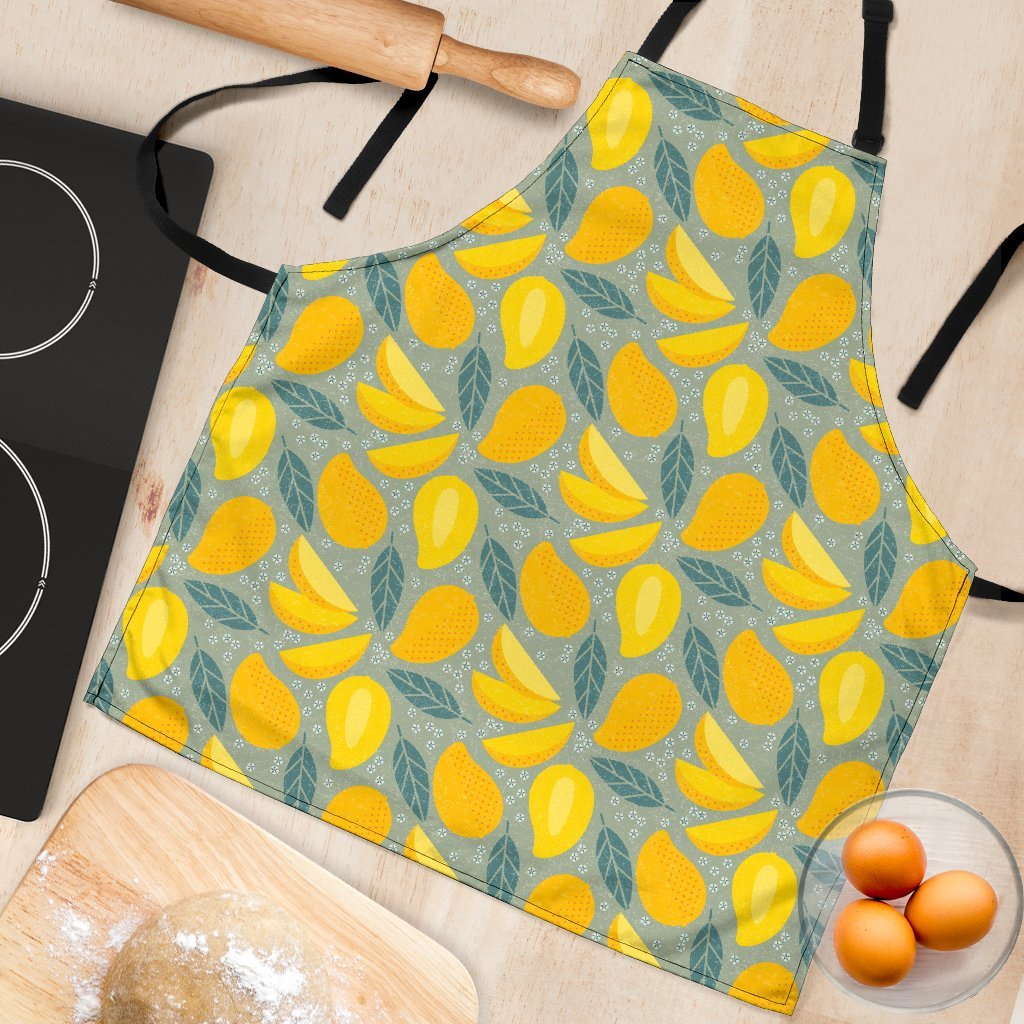 Mango Cute Print Pattern Women's Apron-grizzshop