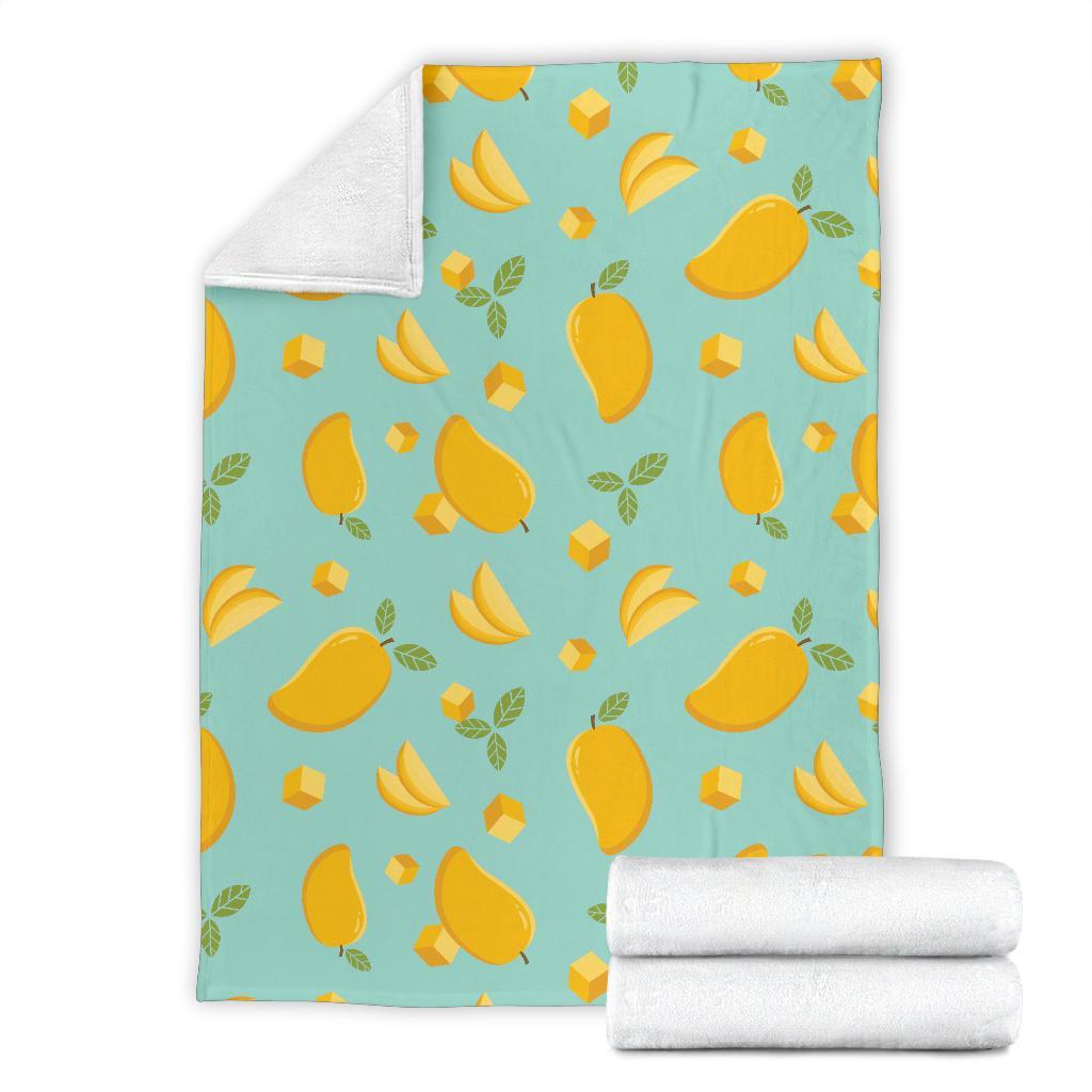 Mango Pastel Pattern Print Blanket-grizzshop