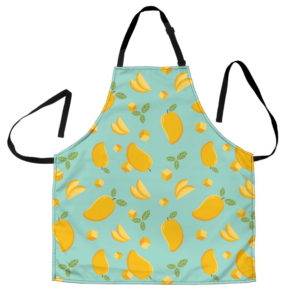 Mango Pastel Pattern Print Women's Apron-grizzshop