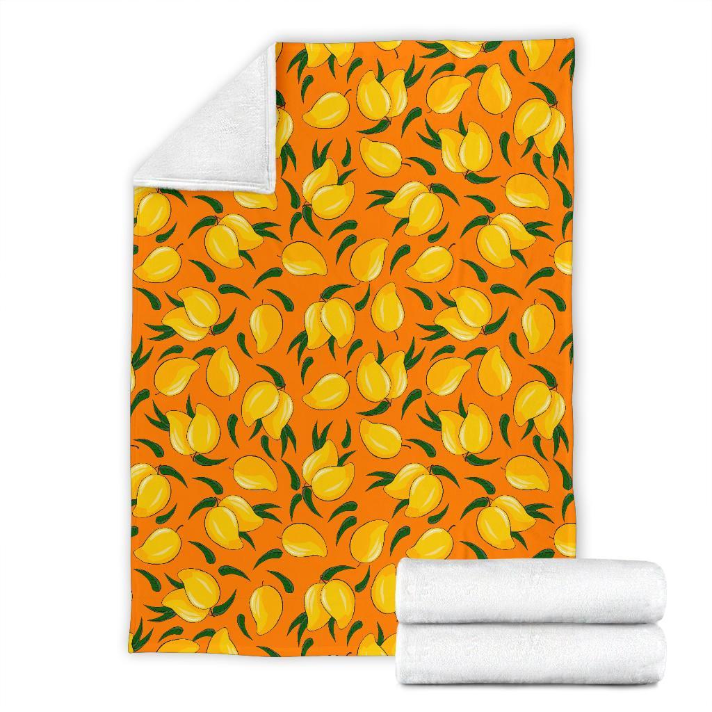 Mango Pattern Print Blanket-grizzshop