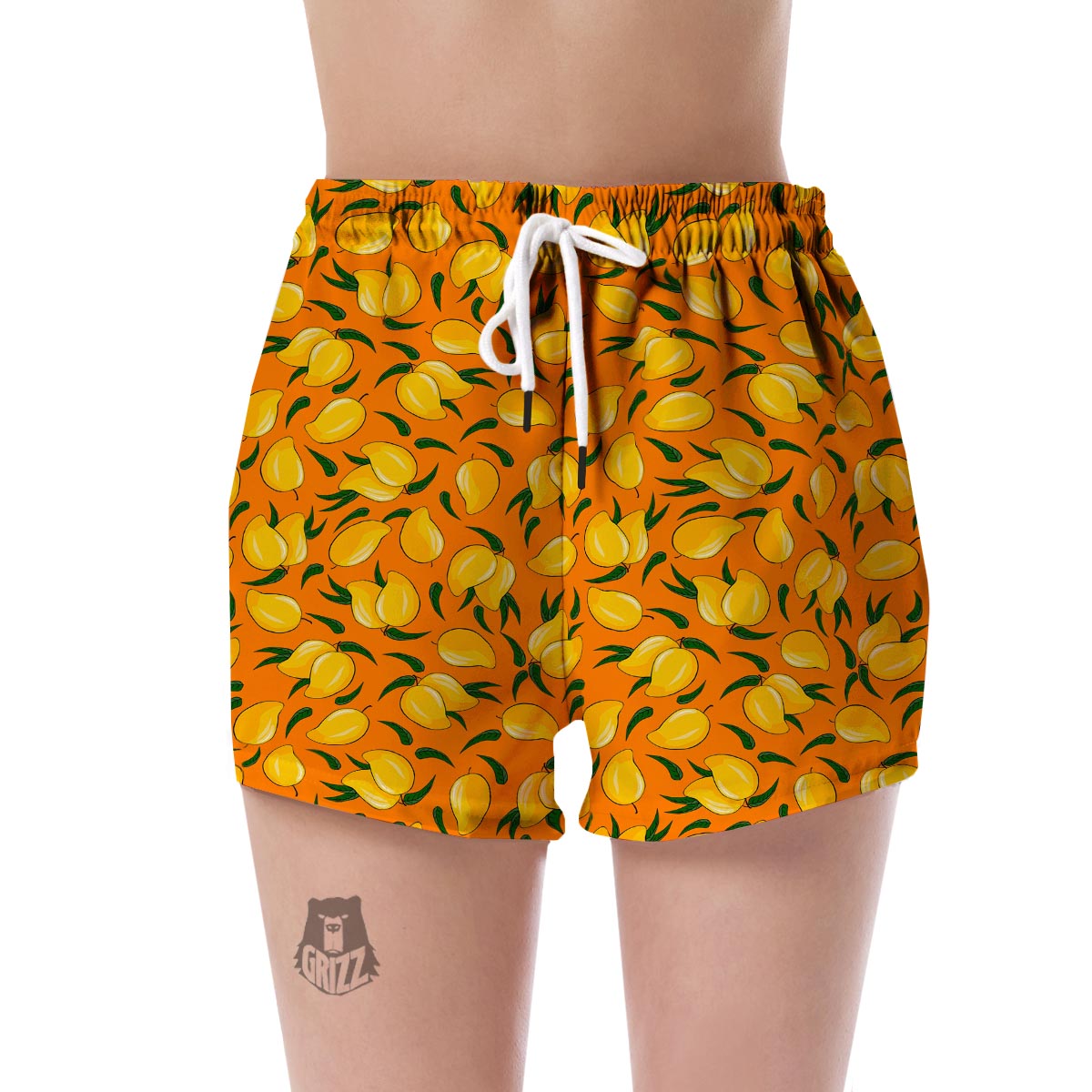 Mango Pattern Print Women's Shorts-grizzshop