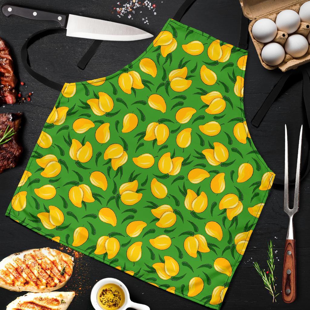 Mango Print Pattern Men's Apron-grizzshop