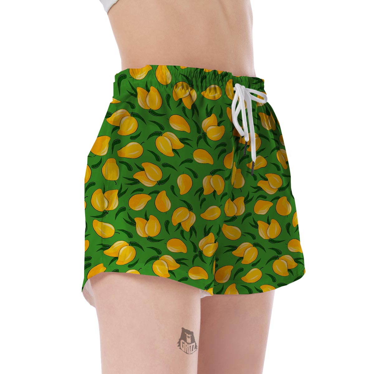 Mango Print Pattern Women's Shorts-grizzshop