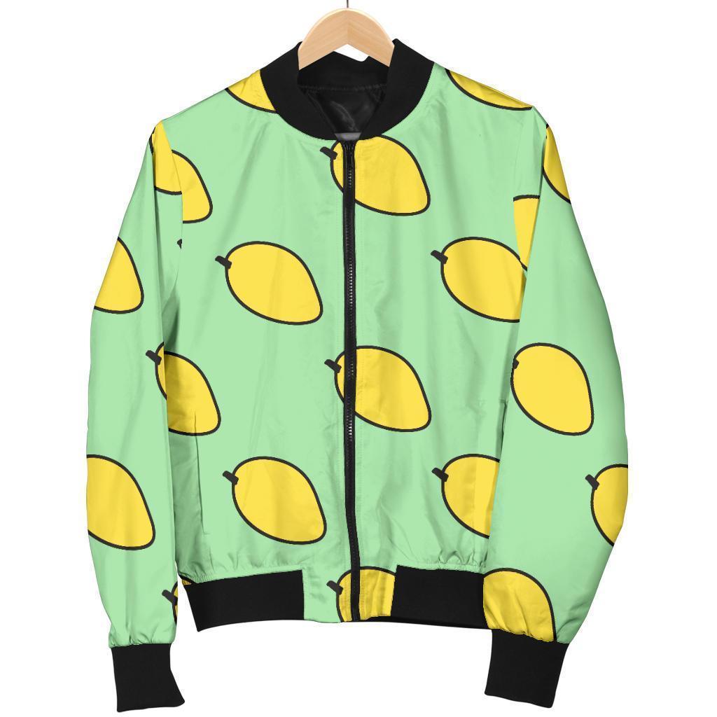 Mango Cute Pattern Print Women Casual Bomber Jacket-grizzshop