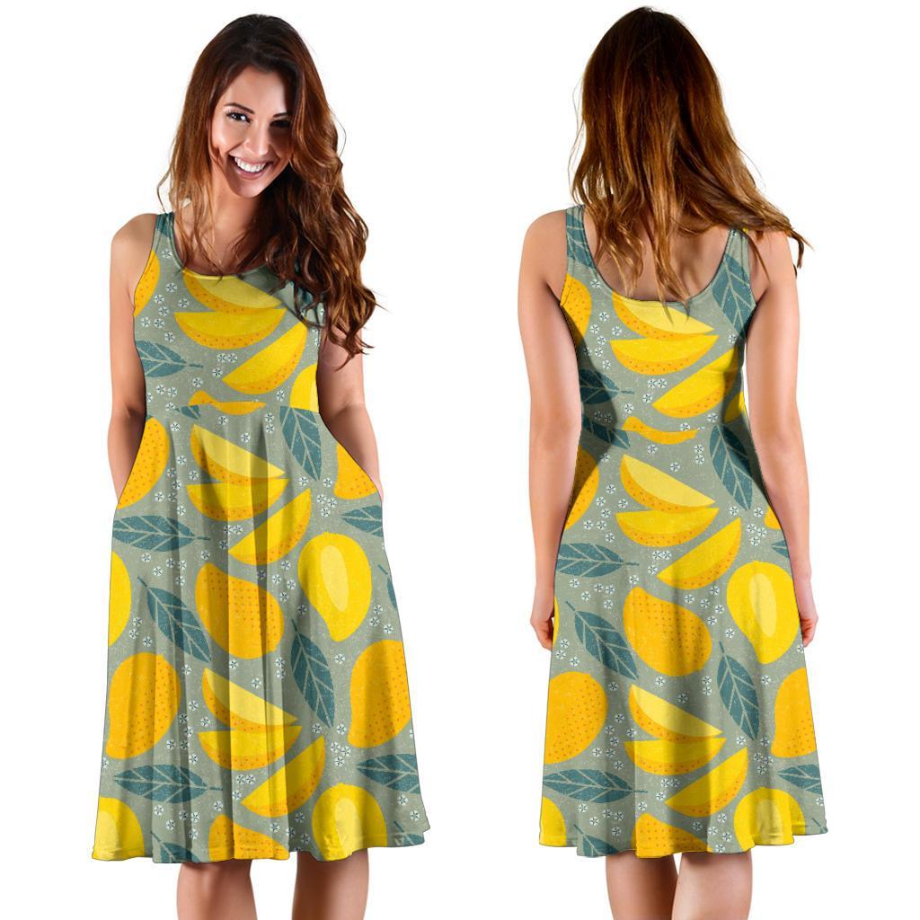 Mango Cute Print Pattern Dress-grizzshop