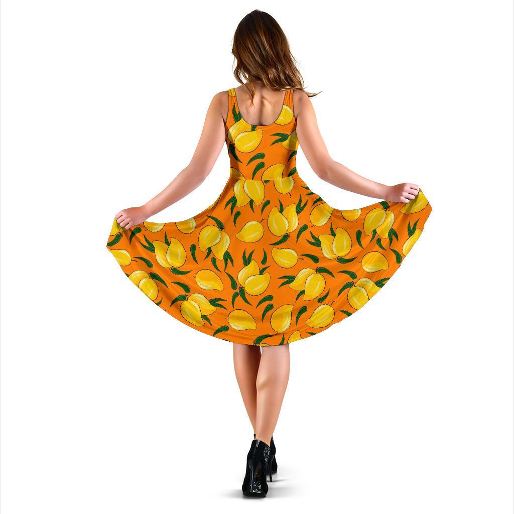 Mango Pattern Print Dress-grizzshop