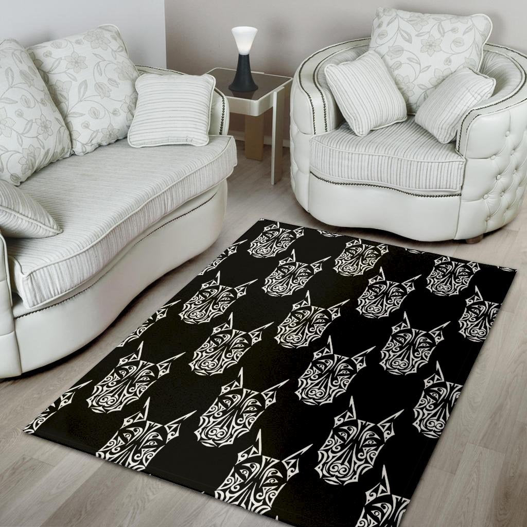 Maori Aztec Pitbull Floor Mat-grizzshop