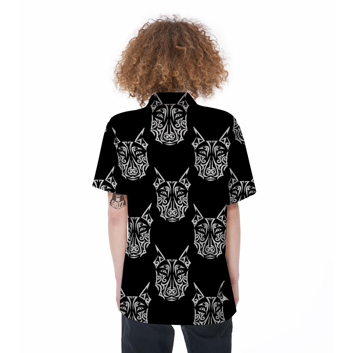 Maori Aztec Pitbull Women's Short Sleeve Shirts-grizzshop
