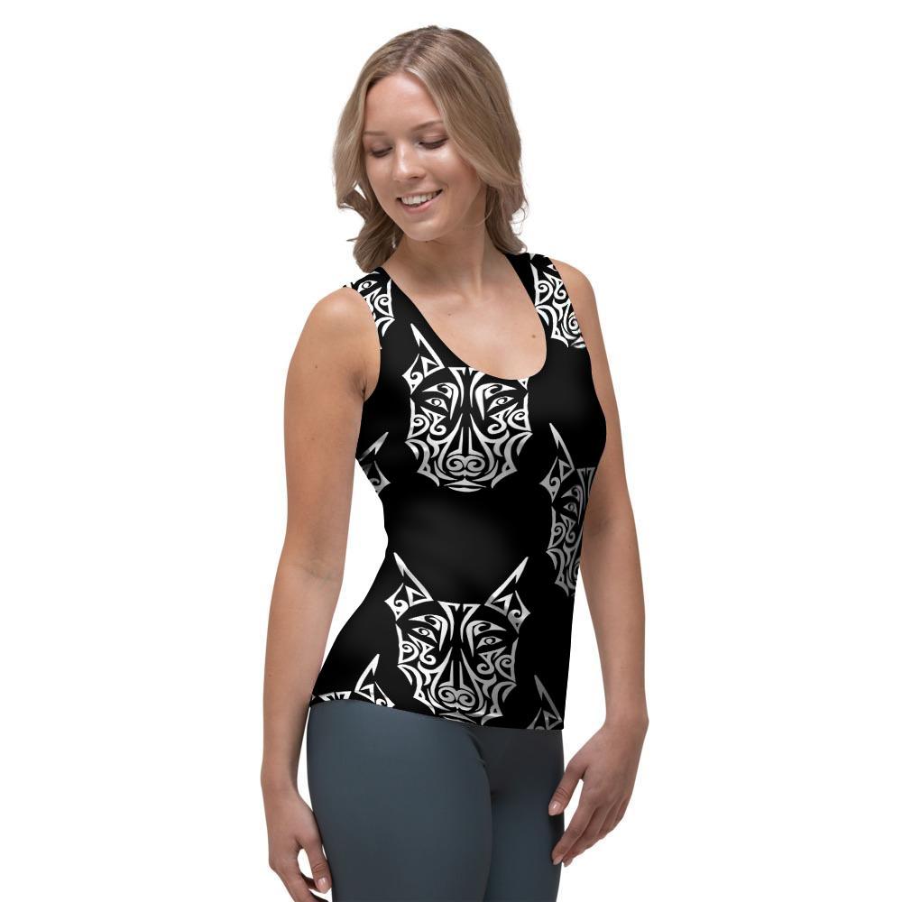 Maori Aztec Pitbull Women's Tank Top-grizzshop