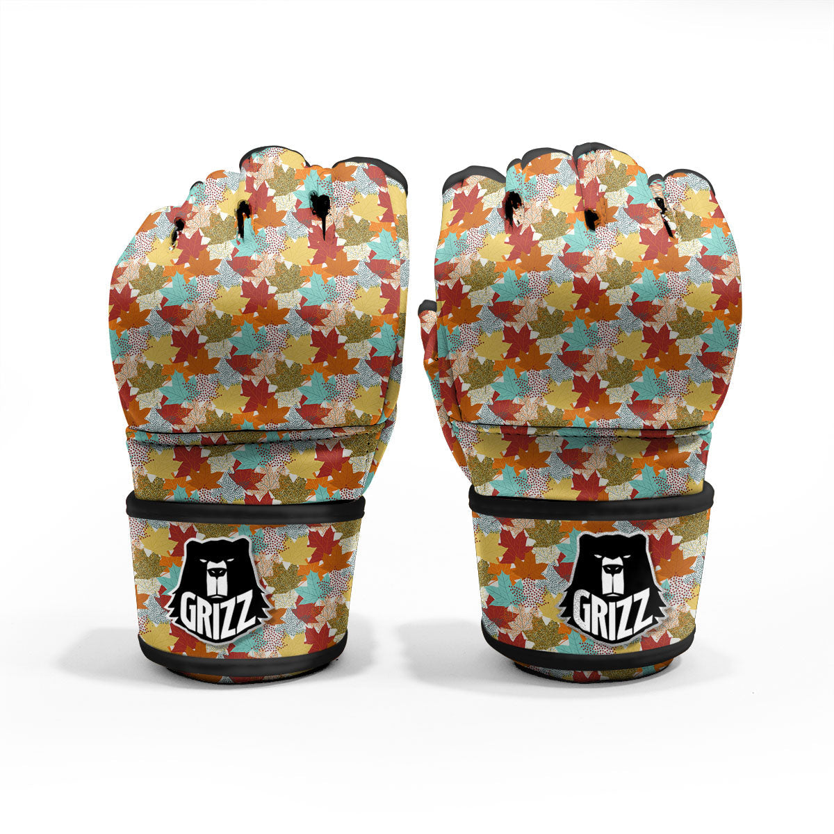 Maple Leaf Canadian Print Pattern MMA Gloves-grizzshop