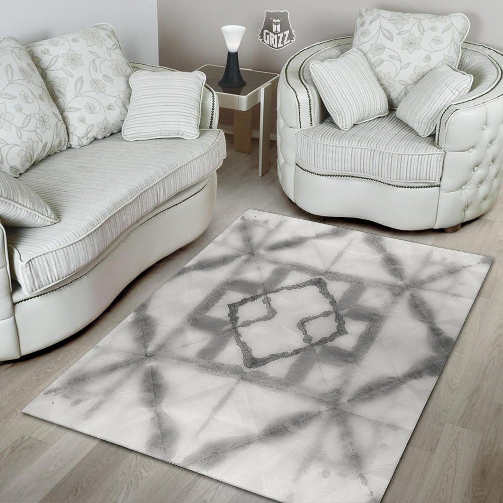 Marble Silver Grey Print Pattern Floor Mat-grizzshop