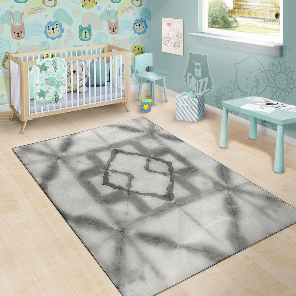 Marble Silver Grey Print Pattern Floor Mat-grizzshop