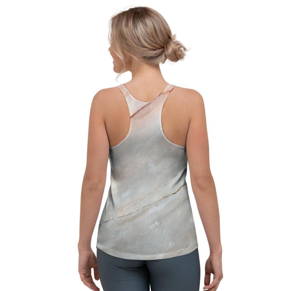 Marble Women's Racerback Tank Top-grizzshop
