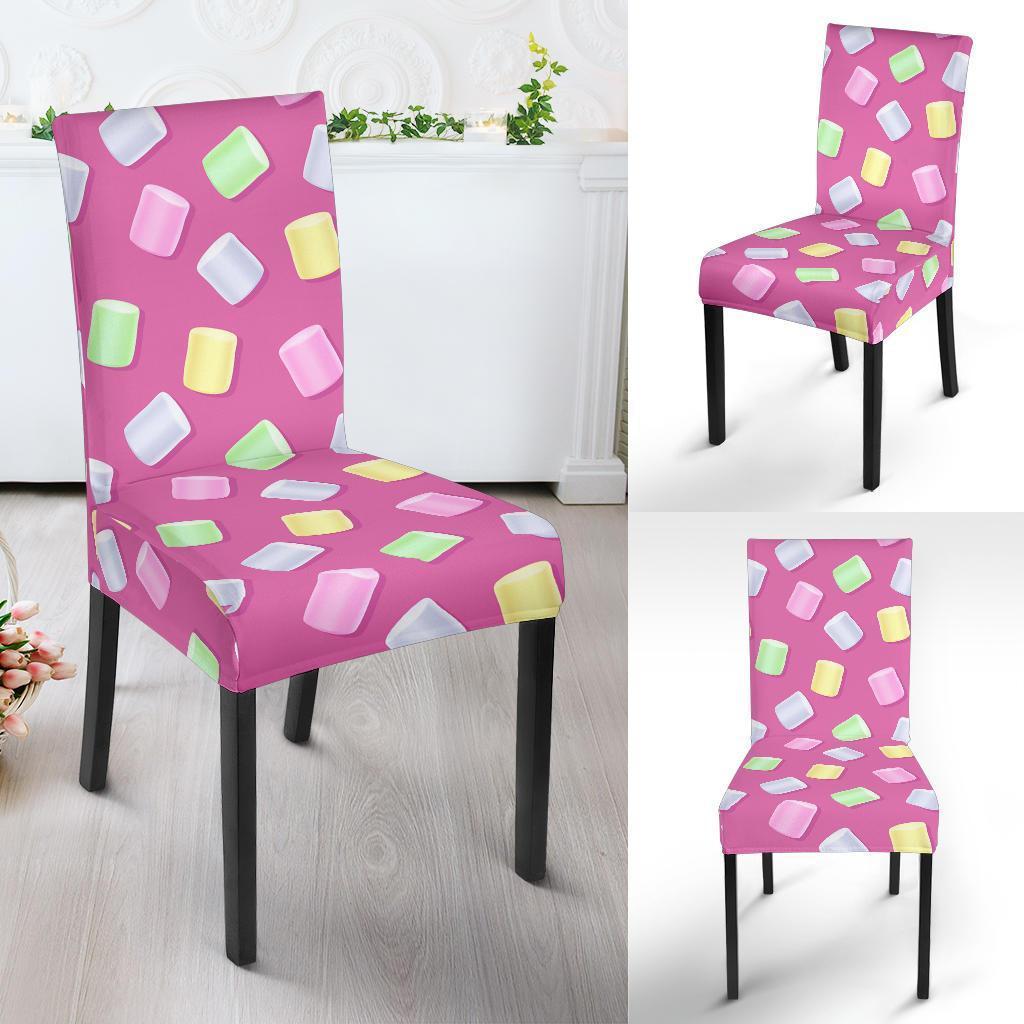 Marshmallow Colorful Pattern Print Chair Cover-grizzshop