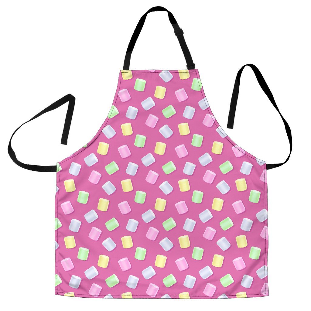 Marshmallow Colorful Pattern Print Women's Apron-grizzshop