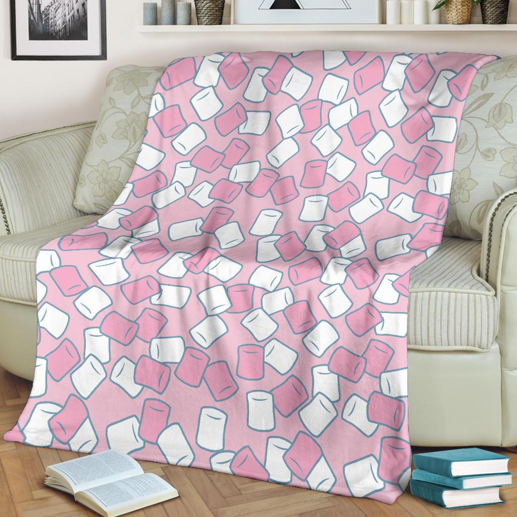 Marshmallow Colorful Print Pattern Blanket-grizzshop