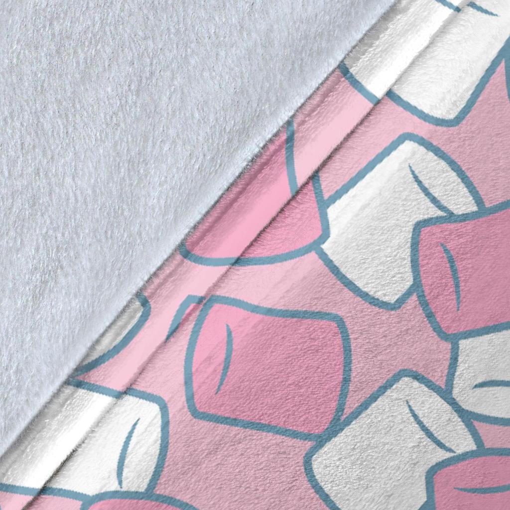 Marshmallow Colorful Print Pattern Blanket-grizzshop