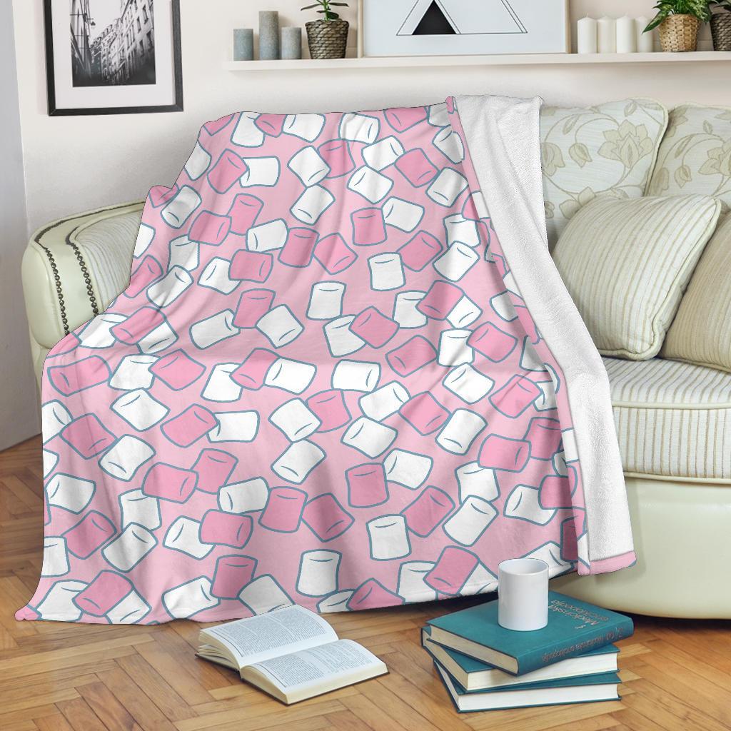 Marshmallow Colorful Print Pattern Blanket-grizzshop